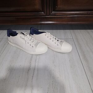 Coach White and Navy Sneakers